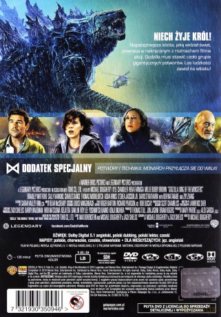Godzilla II Król Potworów [DVD]