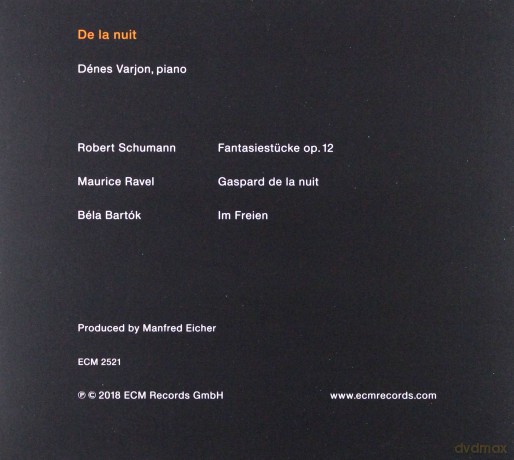 Denes Varjon: De La Nuit [CD]