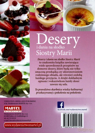 Desery i dania na słodko - Siostra Maria [KSIĄŻKA]
