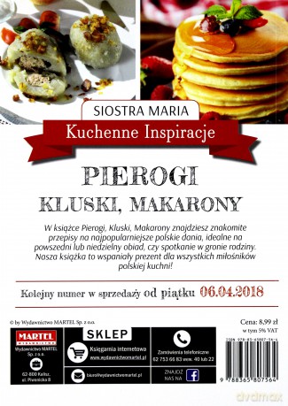 Kuchenne Inspiracje - Pierogi, kluski, makarony - Siostra Maria [KSIĄŻKA]