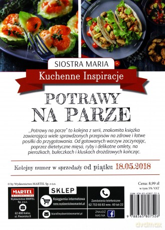 Kuchenne Inspiracje - Potrawy na parze - Siostra Maria [KSIĄŻKA]