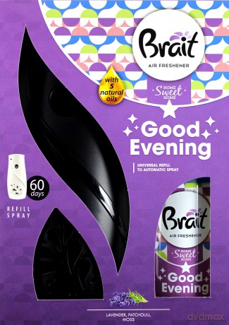 Brait Home Sweet Home Odświeżacz powietrza urządzenie + zapas Good Evening