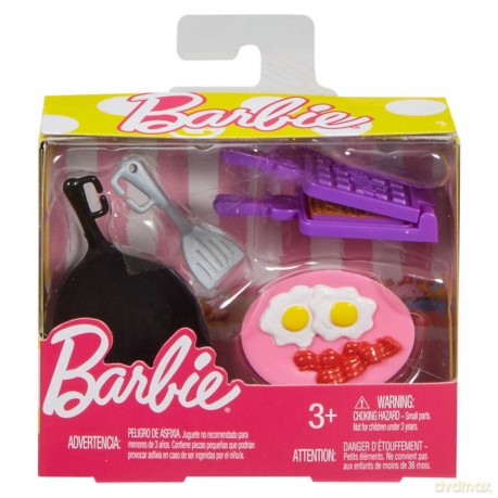 Barbie Akcesoria kuchenne, gofry jajecznica