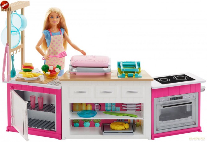 Barbie Idealna kuchnia Zestaw