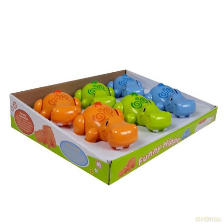 Figurki do wody - Hipcio, display 6 sztuk