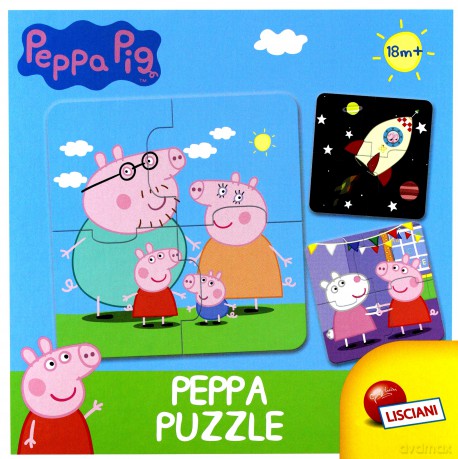 LISCIANIGIOCHI 8x4 el. - Świnka Peppa [PUZZLE]