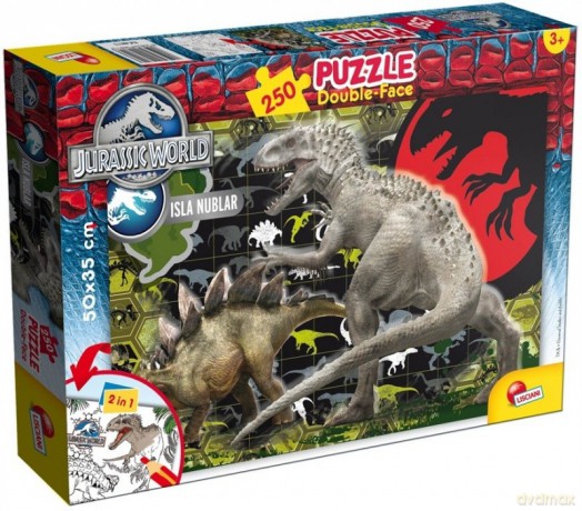 Puzzle dwustronne 250 el. - Park Jurajski [PUZZLE]