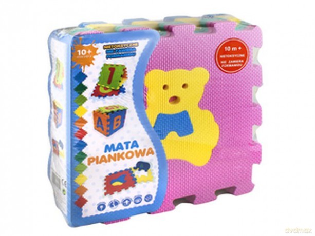 Mata piankowa 9 elementów - Zwierzątka