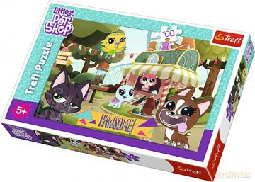 TREFL 100 el. - Littlest Pet Shop, Zabawa w parku [PUZZLE]