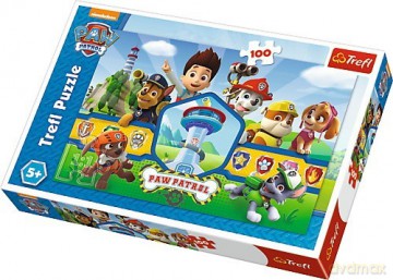 TREFL 100 el. - Psi Patrol, Bohaterska drużyna [PUZZLE]