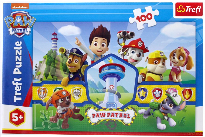 TREFL 100 el. - Psi Patrol, Bohaterska drużyna [PUZZLE]