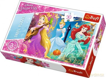 TREFL 30 el. - Księżniczki Disneya, Zaczarowana melodia [PUZZLE]