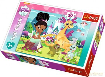 TREFL 30 el. - Rycerka Nella, Beztroska zabawa [PUZZLE]