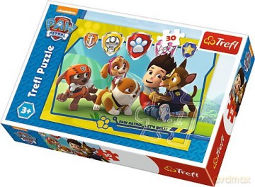 TREFL 30 el. Psi Patrol, Ryder i przyjaciele [PUZZLE]