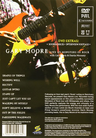 Gary Moore: Live At Monsters Of Rock [DVD]