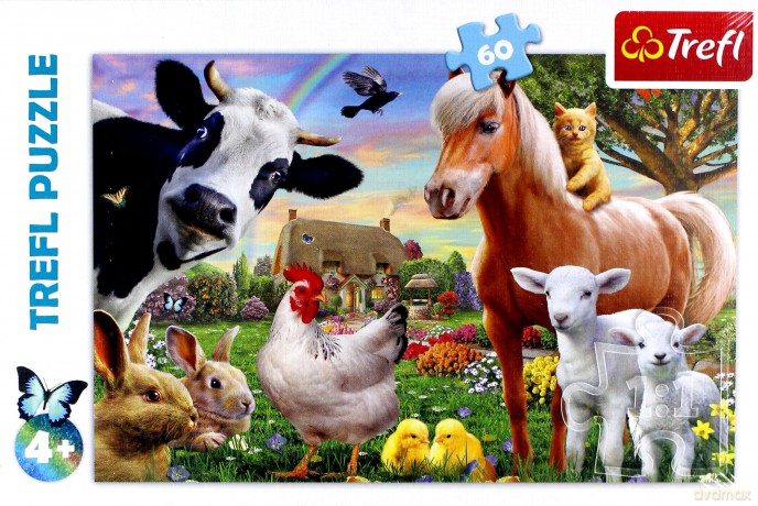 TREFL 60 el. - Wesoła farma [PUZZLE]