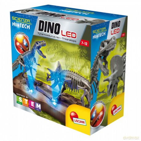 Zestaw naukowy Hi-Tech Dinozaury LED