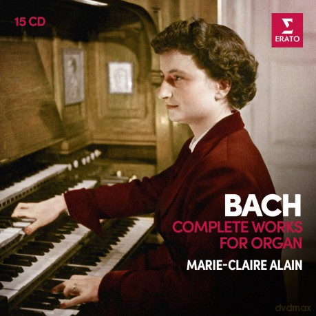 Marie-Claire Alain: Bach: Complete Organ Works (1st Analogue Version) [15CD]