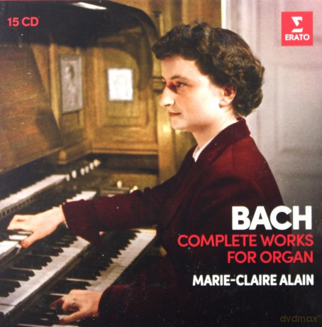 Marie-Claire Alain: Bach: Complete Organ Works (1st Analogue Version) [15CD]