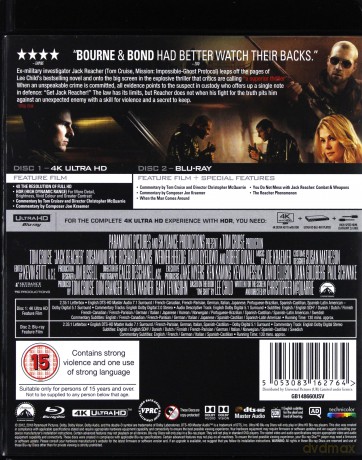 Jack Reacher [Blu-Ray 4K]+[Blu-Ray]