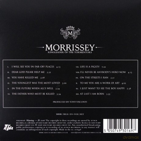 Morrissey: Ringleader Of The... (digipack) [CD]