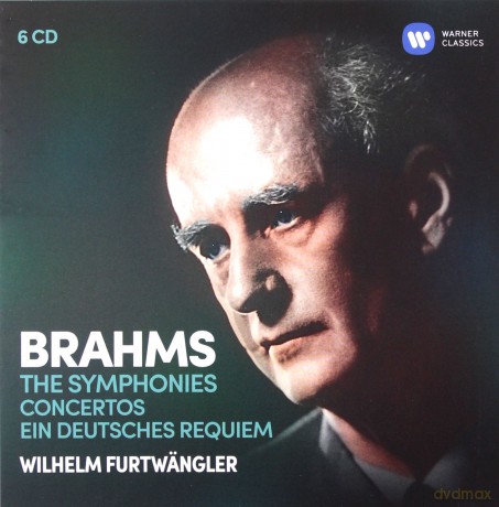 Wilhelm Furtwangler: Brahms: The Symphonies, Ein Deutsches Requiem, Concertos [6CD]