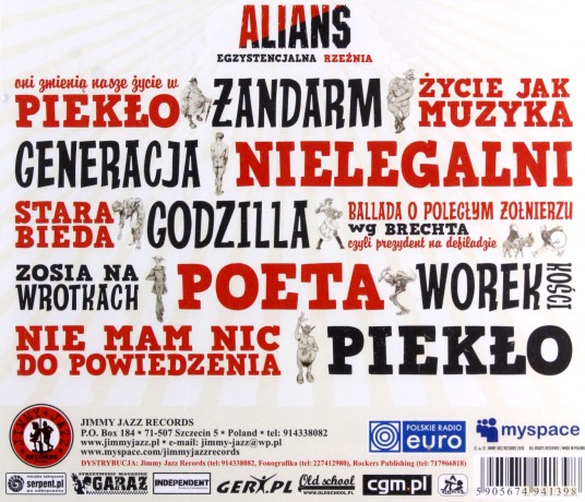 Alians: Egzystencjala Rzeźnia [CD]