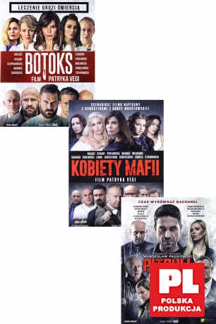 Botoks / Kobiety Mafii / Pitbull. Ostatni pies (booklet) Pakiet [3DVD]