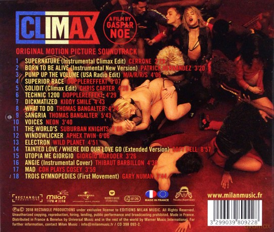 Climax soundtrack [CD]