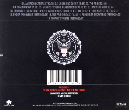 Five Finger Death Punch: American Capitalist (Deluxe Edition) [CD]