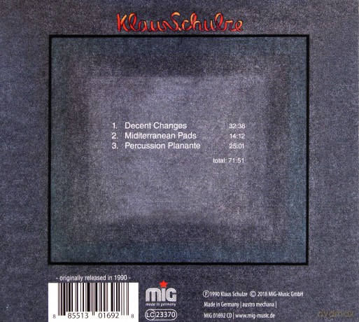 Klaus Schulze: Miditerranean Pads (digipack) [CD]