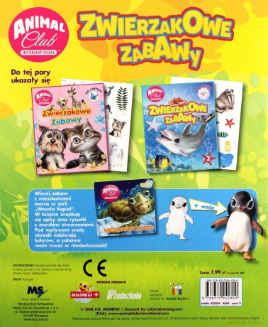 Animal Club 3 Zwierzakowe zabawy [KSIĄŻKA]