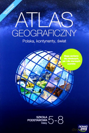 Atlas geograficzny Szkoła podstawowa Polska, kontynenty, świat [KSIĄŻKA]