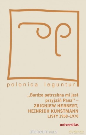 Bardzo potrzebna mi jest przyjaźń Pana - Marek Zybura [KSIĄŻKA]