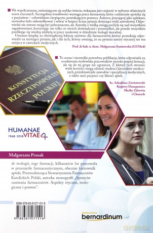 Bioetyka dla Farmaceuty - Małgorzata Prusak [KSIĄŻKA]