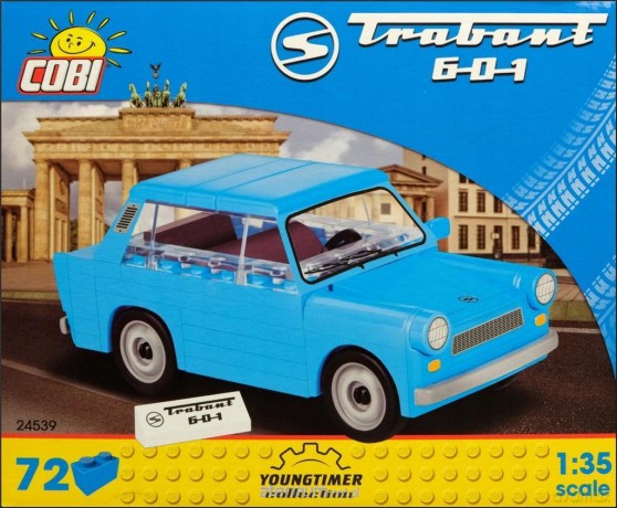Cars Trabant 601 72 klocki [KLOCKI]