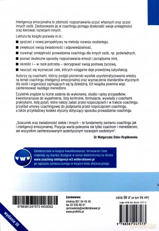 Coaching inteligencji emocjonalnej - Lisa Spencer-Arnell, Stephen Neale, Liz Wilson [KSIĄŻKA]