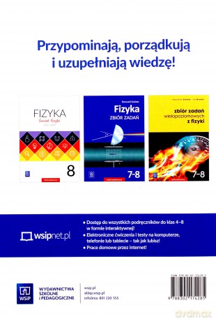 Fizyka Szkoła podstawowa 8 Świat fizyki ćwiczenie [KSIĄŻKA]