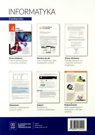 Informatyka Szkoła podstawowa 8 Podręcznik [KSIĄŻKA]