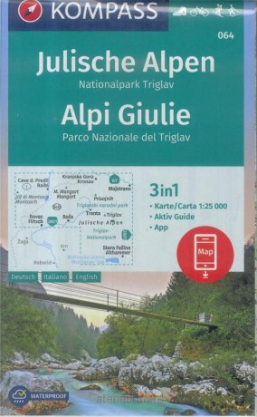 Julische Alpen/Alpi Giulie 1:50 000 Kompass