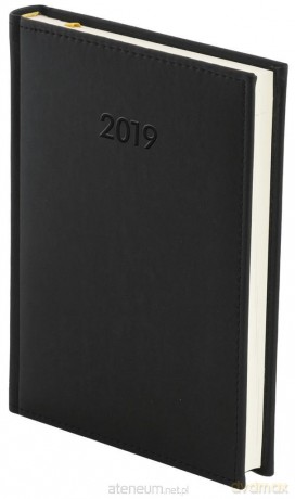 Kalendarz 2019 A5 Dzienny Vivella Czarny [KALENDARZ]