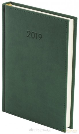 Kalendarz 2019 A5 Dzienny Vivella Zielony [KALENDARZ]