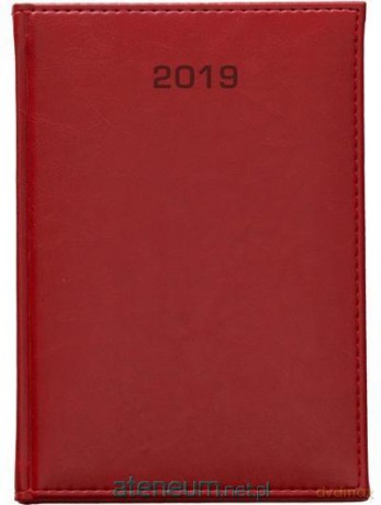 Kalendarz 2019 Dzienny A5 Vivella czerwony [KALENDARZ]