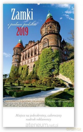 Kalendarz 2019 Reklamowy Zamni i pałace POL. RE2 [KALENDARZ]