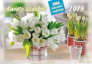 Kalendarz 2019 Rodzinny Kwiaty ozdobne WL2 [KALENDARZ]