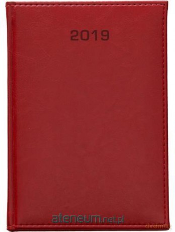 Kalendarz 2019 Tygodniowy A4 Vivella czerwony [KALENDARZ]