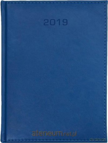 Kalendarz 2019 Tygodniowy A4 Vivella niebieski [KALENDARZ]