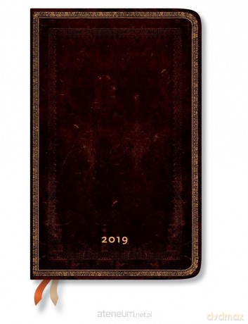 Kalendarz książkowy maxi 2019 12M Black Moroccan [KALENDARZ]