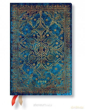 Kalendarz książkowy midi 2019 12M Azure [KALENDARZ]