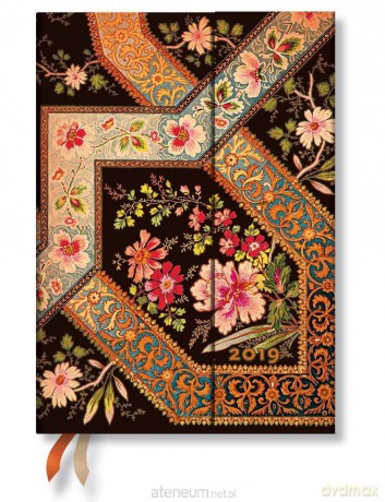 Kalendarz książkowy midi 2019 12M Filigree Floral [KALENDARZ]